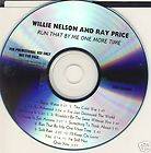 WILLIE NELSON RAY PRICE RUN THAT RARE PROMO ADVANCE CD