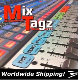 MixTagz Blank Magnetic Mixer Labels Mixing Board Tape