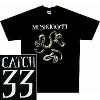 MESHUGGAH Catch 33 Official T SHIRT M L XL Heavy Metal T Shirt NEW