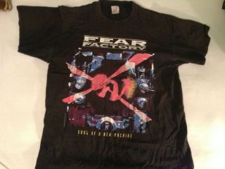 RARE ORIGINAL Fear Factory shirt 1993   Soul of a New Machine