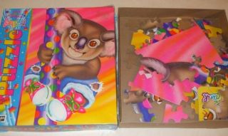   Preowned LISA FRANK PUZZLE MISSING PIECES & Coloring activity BOOK