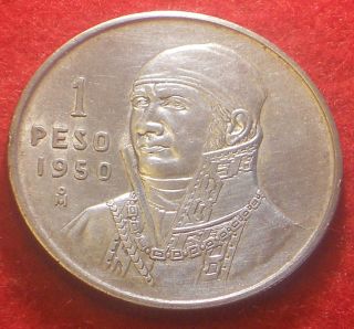 Mexico 1968 M Mexican Silver 25 Peso Coin VERY NICE & UNCIRCULATED 