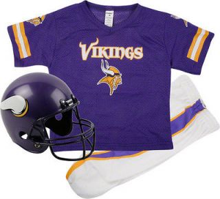 Minnesota Vikings Kids/Youth Football Helmet Uniform Set