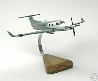 PC 12 Private Pilatus PC12 Airplane Wood Model  Regular