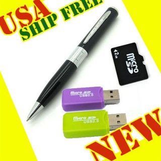 Mini Spy Pen HD Video Hidden Camera + 8GB Micro SD Card Camcorder 1280 