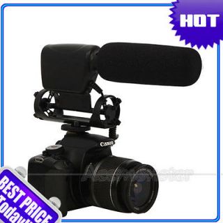   Shotgun DV Stereo Microphone with Shockmount for Canon 5D II 7D 60D