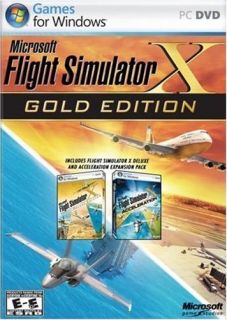 Microsoft Flight Simulator X Gold Edition PC DVD (Brand New & Sealed 