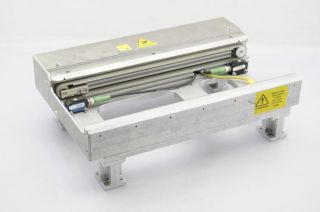   13 3/4 Inch x 1/2 Inch Conveyor Belt Assembly With 15W 61 Ratio Motor