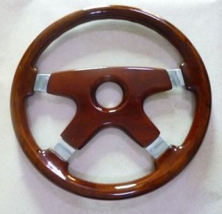   Made all wood steel steering wheel fits Nardi Momo 14 360mm A198