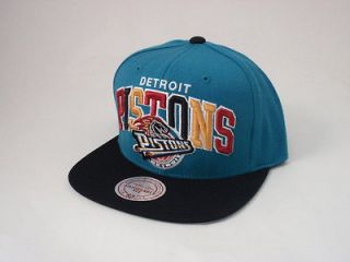 Mitchell and Ness Snapback Hat Detroit Pistons Adjustable Cap NBA 