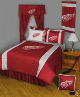 DETROIT RED WINGS 5PC TWIN BEDDING SET Hockey NHL