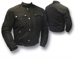 canvas motorcycle jacket in Coats & Jackets