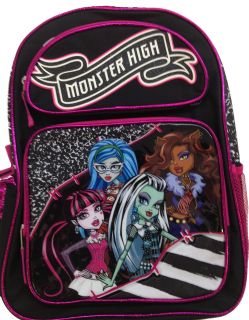 Monster High Large 16 Backpack Book Bag Sack School DRACULAURA 