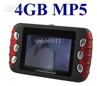 4G 4GB 2.4 LCD FM TRANSMITTER Car  MP4 MP5 AVI Player