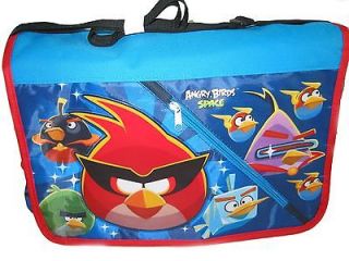 Angry Birds SPACE Ice Cube Green Monster Large Messenger Bag tote 