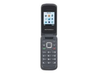 Motorola W418G   Black silver (Straight Talk) Cellular Phone