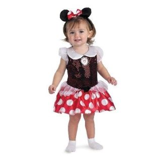 MINNIE MOUSE Clubhouse Classic Child Toddler Costume 12 18 months 