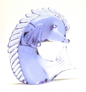   Lucio Zanetti Signed Dolphin Fish Alexandrite Murano Glass Figurine