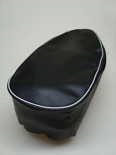Motorcycle seat cover   BSA Bantam D7 onwards with white piping *free 