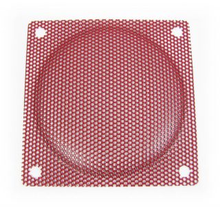   Guitar Parts 80mm Red Steel Mesh Speaker/Sound Hole Cover   32 80 01