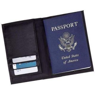   Leather US Passport Cover ID Holder Wallet Credit Card Travel Case