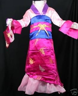 GIRLS MULAN PRINCESS DRESS QIPAO PARTY COSTUME XMAS HALLOWEEN BIRTHDAY 