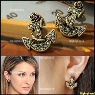 anchor earrings in Earrings