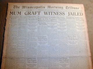 15 1929 newspaper ST VALENTINES DAY MASSACRE Al Capone Gang CHICAGO 