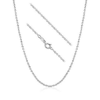 925 Sterling Silver Cable Chain Necklace   ALL SIZES LOWEST PRICE 