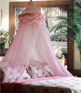 New Pink Baby Crib Bed Canopy Mosquito Netting Jewelry