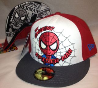 NEW ERA 59Fifty x TOKIDOKI The Amazing Spiderman Cap Fitted Hat Spidey 
