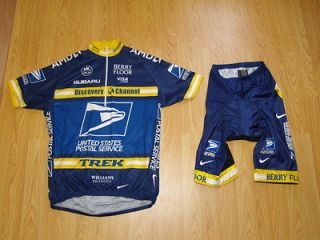 Elysee NIKE USPS US Mail DISCOVERY TREK 2005 CYCLING JERSEY SHORTS M 