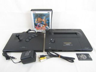 NEO GEO AES Console System + 1Game + Memory card Neogeo Import JAPAN 