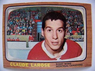 1966 67 TOPPS #10 CLAUDE LAROSE NM/M MONTREAL CANADIENS