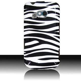 Hard Cover Zebra Skin Case For New LG 900G NET 10 Phone