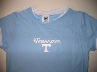 New UT Tennessee Vols Baby Doll Monkey T Shirt Blue