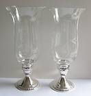 Pair Antique GORHAM STERLING SILVER Candle Holders 1294