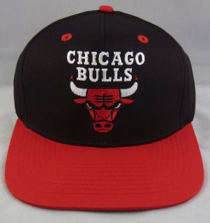 NBA Chicago Bulls Snapback Cap Hat Air Jordan Derrick Rose 2tone Black 