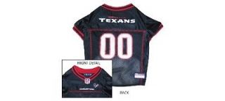 NFL Houston Texans Dog Jersey Sizes XS   Large Sports Pet Apparel