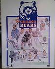 VINTAGE 1985 Chicago Bears Poster Walter Payton Jim McMahon Bears 