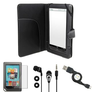   Case+3x Protector+USB Cable+Headset for  NOOK COLOR
