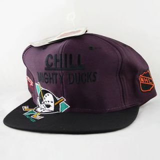 Anaheim Mighty Ducks Vintage Chill Snapback Hat Cap Disney splash NEW