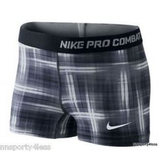 Nike Womens 424184 Pro Combat 2.5 Printed Compression Shorts 