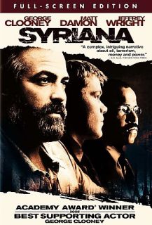Syriana DVD, 2006, Full Frame