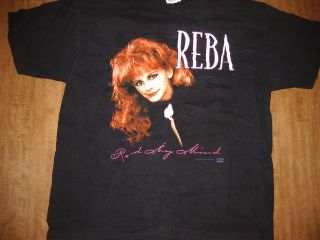REBA McENTIRE Read My Mind tour T shirt XL country concert 1994
