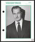 VINCENT PRICE Daughters Biography SIGNED Victoria Price BOOK