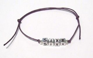 Andy Sixx Friendship Bracelet   Colour Options   Black Veil Brides 
