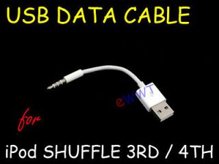  Charger + USB Data Transfer Cable for iPod Shuffle 4th Gen 4 RQUC055