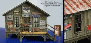 Sams Roadhouse Outhouse Laser Cut Kit Building Blair Line N Scale 1 