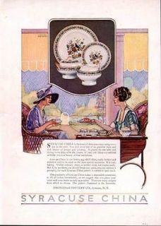 FA 1922 SYRACUSE CHINA KITCHENWARE EDMUND DAVENPORT PLATE